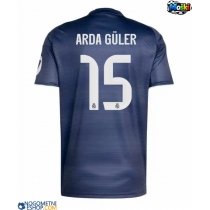 Moški Nogometni dresi Real Madrid Arda Guler #15 Gostujoči 2025-26 Kratek Rokav